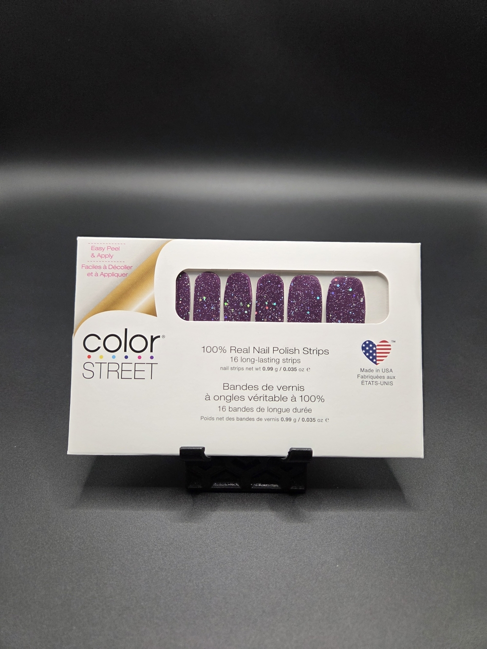 Color Street Nail Polish Strips Brand New Bordeaux Glitz